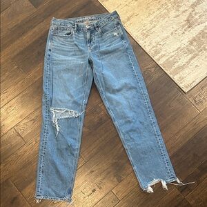 American Eagle organic cotton 90s straight jeans size 4 regular